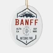 Banff National Park Canada  Keramisch Ornament (Rechts)