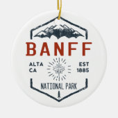 Banff National Park Canada  Keramisch Ornament (Voorkant)