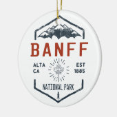 Banff National Park Canada  Keramisch Ornament (Links)