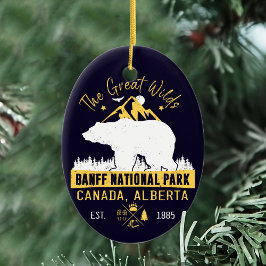 Banff National Park Canada  Keramisch Ornament