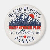 Banff National Park Canada  Magneet (Voorkant)