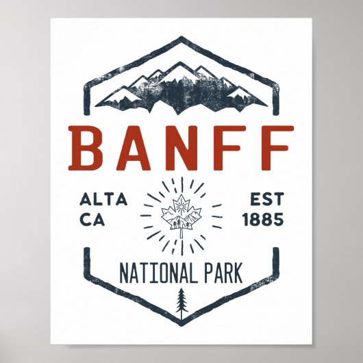 Banff National Park Canada  Poster (Voorkant)