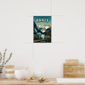 Banff National Park Canada Reisposter Poster (Keuken)