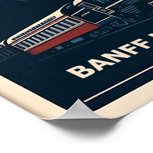  Banff National Park Canada Reisposter Poster (Hoek)