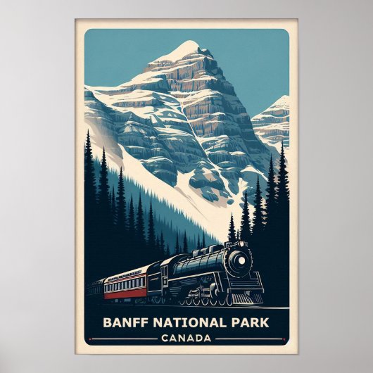  Banff National Park Canada Reisposter Poster (Voorkant)