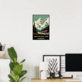 Banff National Park Canada Reisposter Poster (Thuiskantoor)
