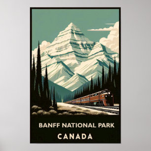 Banff National Park Canada Reisposter Poster