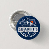Banff National Park Canada  Ronde Button 3,2 Cm (Voorkant /achterkant)