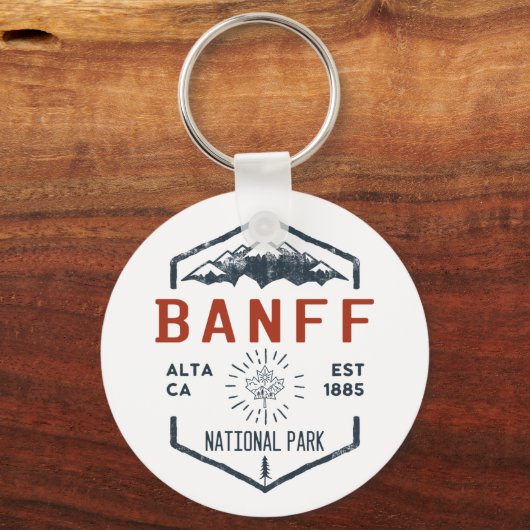 Banff National Park Canada  Sleutelhanger (Voorkant)