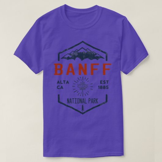 Banff National Park Canada T-shirt (Design voorkant)