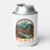 Banff National Park Canada Travel Blikjeskoeler (Blikje Voorkant)