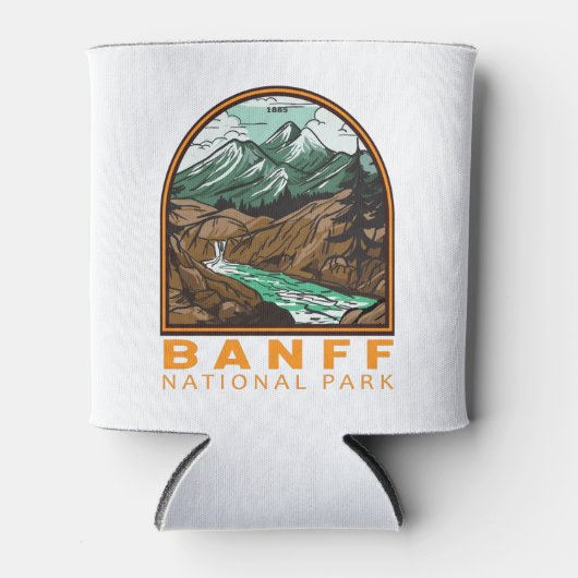 Banff National Park Canada Travel Blikjeskoeler (Voorkant)