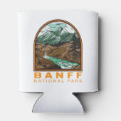 Banff National Park Canada Travel Blikjeskoeler (Achterkant)