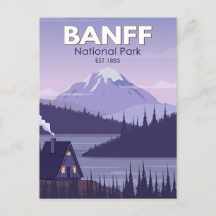 Banff National Park Canada Travel  Briefkaart