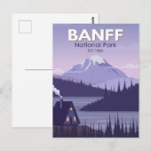 Banff National Park Canada Travel  Briefkaart (Voorkant / Achterkant)