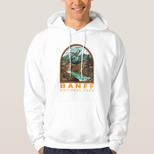 Banff National Park Canada Travel Hoodie (Voorkant)