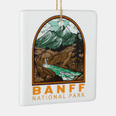 Banff National Park Canada Travel  Keramisch Ornament (Rechts)