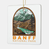 Banff National Park Canada Travel  Keramisch Ornament (Links)
