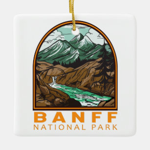 Banff National Park Canada Travel  Keramisch Ornament