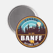 Banff National Park Canada Travel  Magneet (Voorkant / Achterkant)