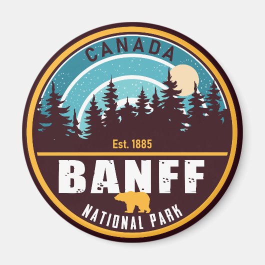 Banff National Park Canada Travel  Magneet (Voorkant)