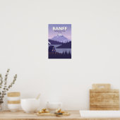 Banff National Park Canada Travel Poster (Keuken)