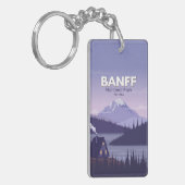 Banff National Park Canada Travel  Sleutelhanger (Voorkant Links)