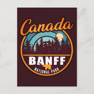 Banff National Park Canada Travel  Souvenir Briefkaart