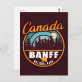 Banff National Park Canada Travel  Souvenir Briefkaart (Voorkant / Achterkant)