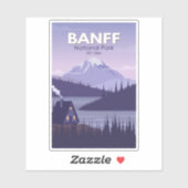 Banff National Park Canada Travel  Sticker (Vel)