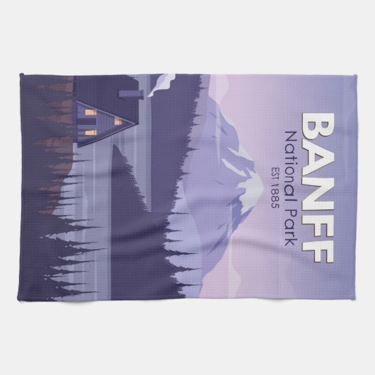 Banff National Park Canada Travel  Theedoek (Horizontaal)