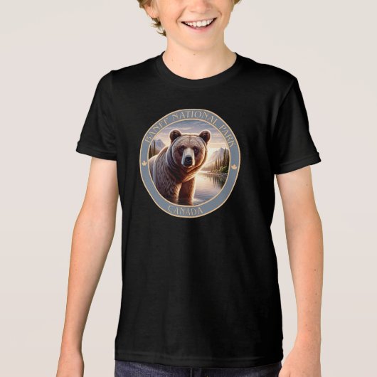 Banff National Park Canada Tri-Blend Shirt (Voorkant)