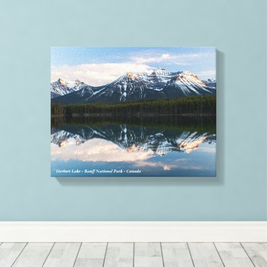 Banff National Park canvas (Insitu (Houten vloer))
