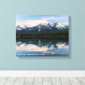 Banff National Park canvas Afdruk (Insitu (Houten vloer))