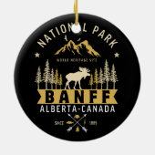 Banff National Park Cute Landscape Keramisch Ornament (Achterkant)