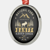 Banff National Park Cute Landscape Metalen Ornament (Links)