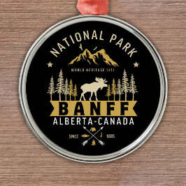 Banff National Park Cute Landscape Metalen Ornament