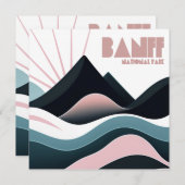 Banff National Park Gekleurde heuvels (Voorkant / Achterkant)
