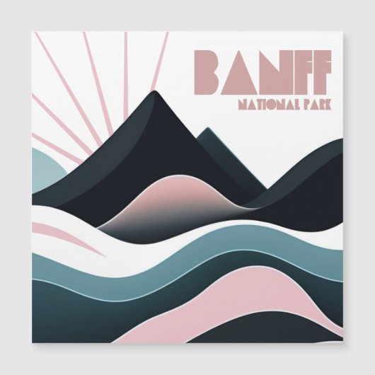 Banff National Park Gekleurde heuvels (Voorkant)