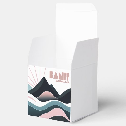 Banff National Park Gekleurde heuvels Bedankdoosjes (Geopend)