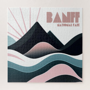 Banff National Park Gekleurde heuvels Legpuzzel