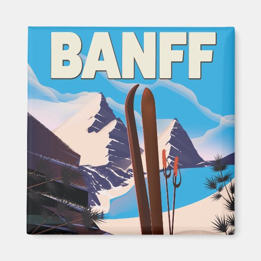 Banff National Park in Alberta, Canada. Magneet (Voorkant)