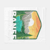 Banff National Park Lake Louise Canada  Fleece Deken (Voorkant (Horizontaal))