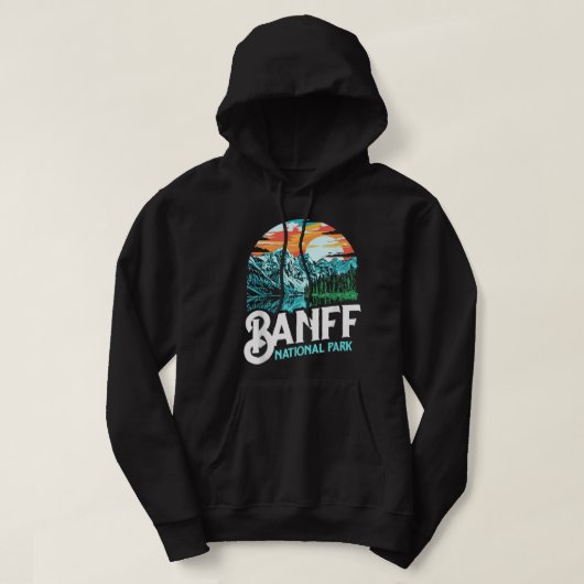 Banff National Park Lake Louise Canada  Gra Hoodie (Design voorkant)