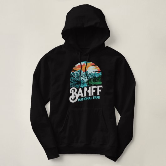 Banff National Park Lake Louise Canada Gra Hoodie (Design voorkant)