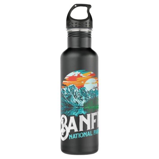 Banff National Park Lake Louise Canada Gra Waterfles (Voorkant)