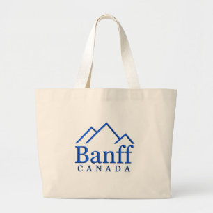 Banff National Park logo Grote Tote Bag