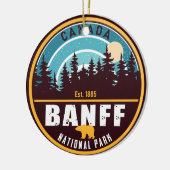 Banff National Park Moraine Lake Alberta, Canada Keramisch Ornament (Links)