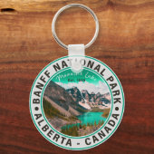 Banff National Park Moraine Lake Alberta, Canada Sleutelhanger (Voorkant)