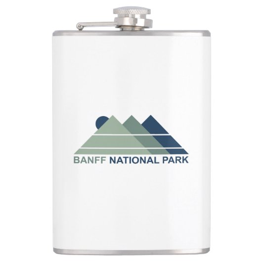 Banff National Park Mountain Sun Heupfles (Voorkant)